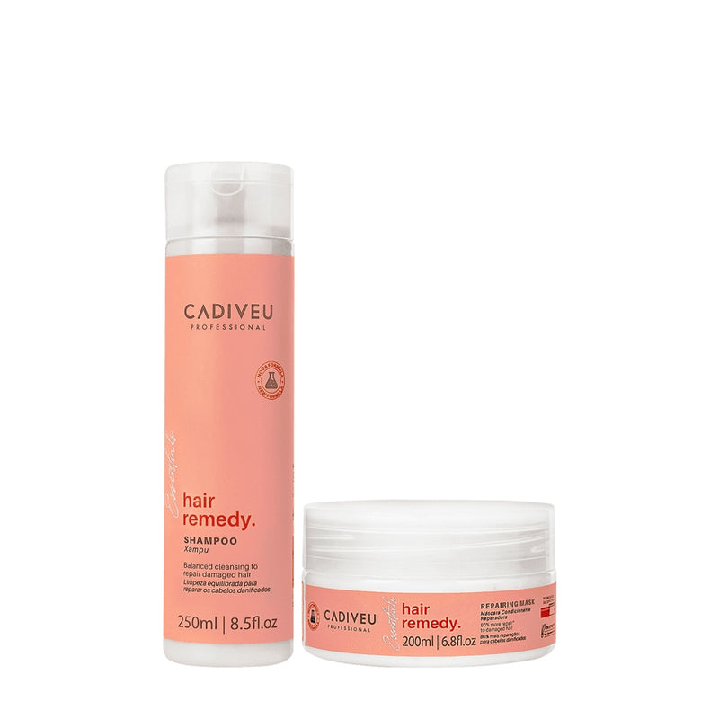 Kit Cadiveu Professional Hair Remedy Shampoo E Máscara (2 Produtos)