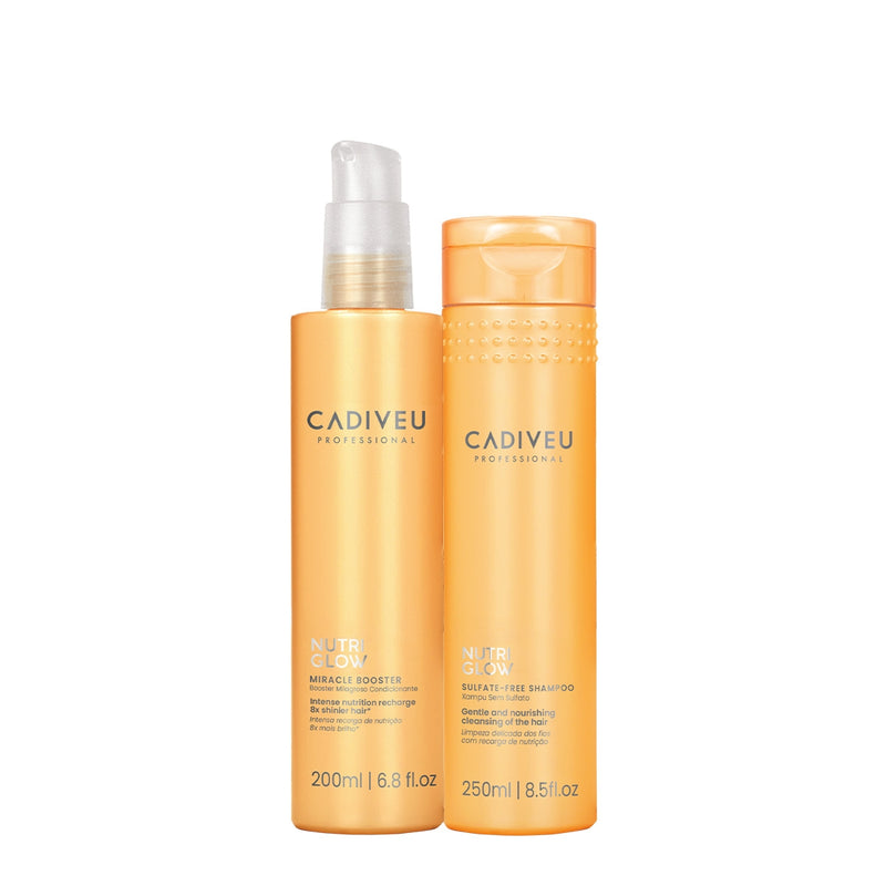 Kit Cadiveu Professional Nutri Glow Booster Pre-Shampoo E Shampoo (2 Produtos)