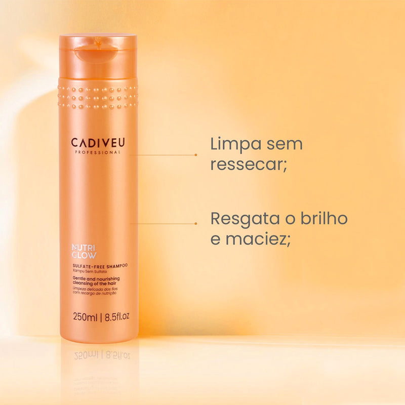 Kit Cadiveu Professional Nutri Glow Duo E Supreme Final Style Oil (3 Produtos)
