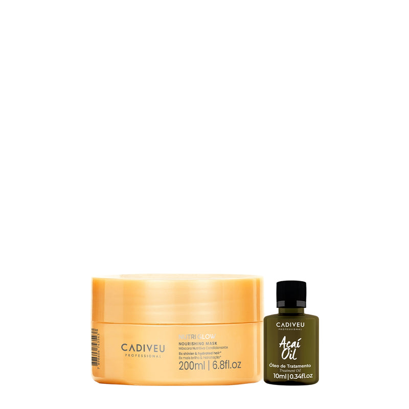 Kit Cadiveu Professional Nutri Glow Máscara E Açaí Oil (2 Produtos)