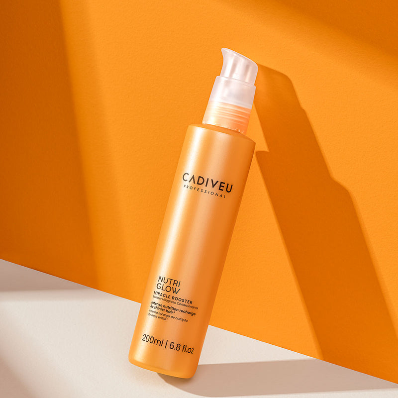 Kit Cadiveu Professional Nutri Glow Shampoo Máscara Maxi Ondas E Booster Fluído De Tratamento (4 Produtos)