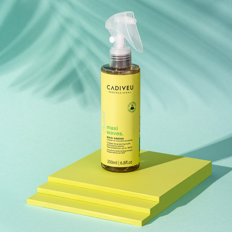 Kit Cadiveu Professional Nutri Glow Shampoo Máscara Maxi Ondas E Booster Fluído De Tratamento (4 Produtos)