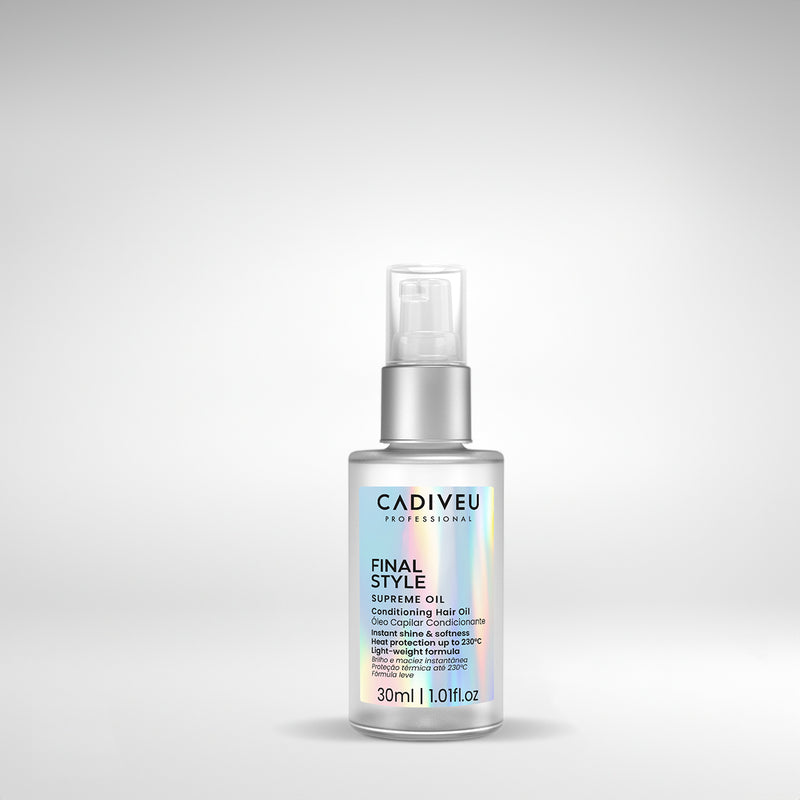 Kit Cadiveu Professional Quartzo Shine Home Care Total E Final Style Oil (5 Produtos)