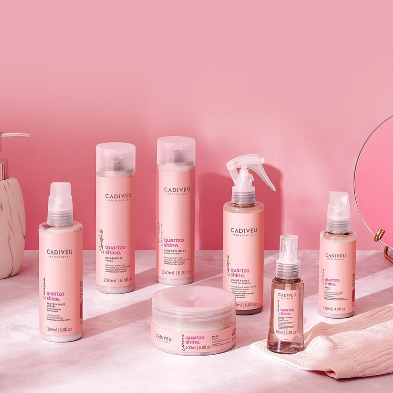 Kit Cadiveu Professional Quartzo Shine Home Care Total E Supreme Final Style Oil (5 Produtos)