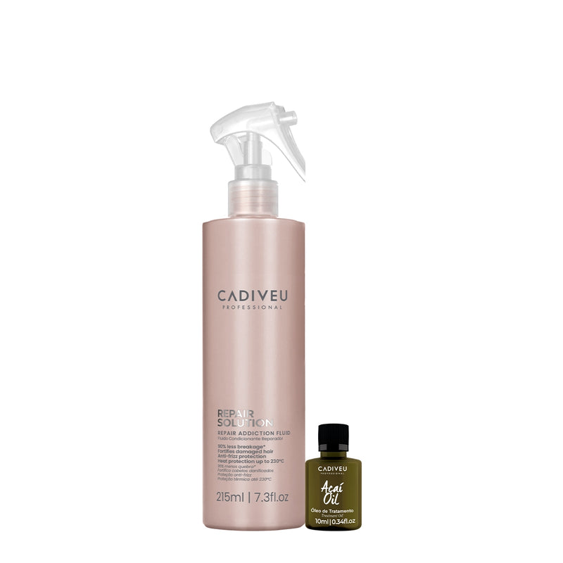 Kit Cadiveu Professional Repair Solution Açaí Fluído Oil (2 Produtos)