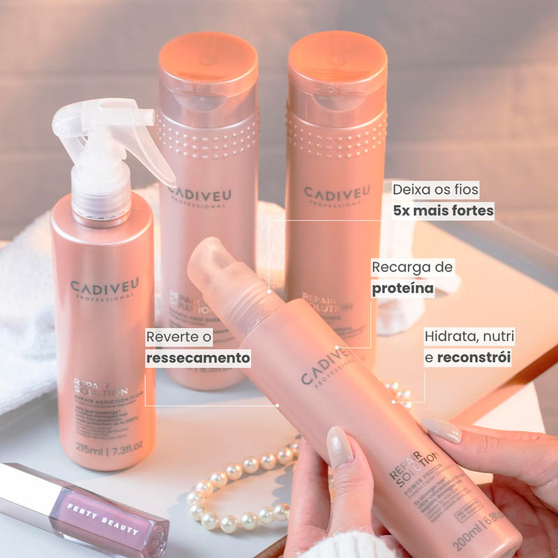 Kit Cadiveu Professional Repair Solution Duo E Supreme Final Style Oil (3 Produtos)