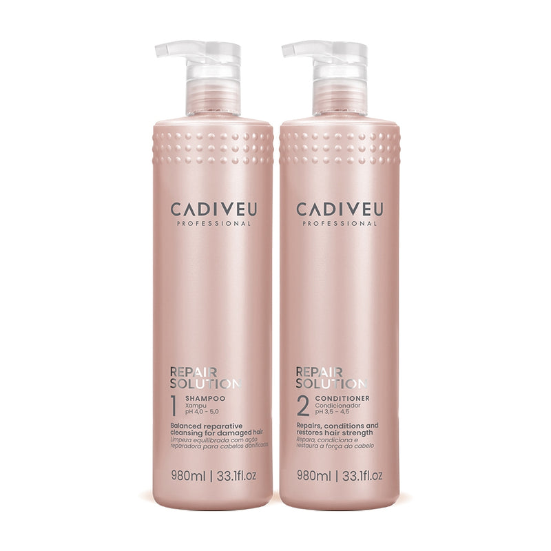 Kit Cadiveu Repair Solution Duo Litro (2 Produtos)