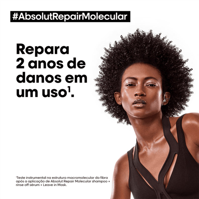 Kit L'Oréal Professionnel Absolut Repair Molecular Leave-In E Sérum (2 Produtos)