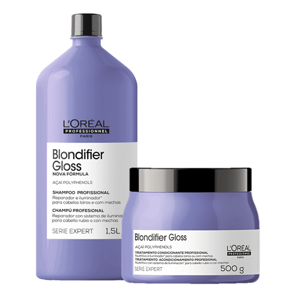 Kit L'Oréal Professionnel Blondifier Gloss Salon (2 Produtos)