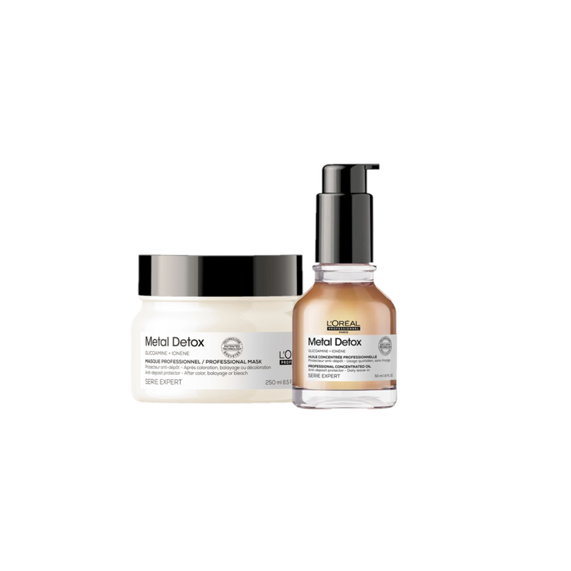 Kit L'Oréal Professionnel Metal Detox Huile E Máscara (2 Produtos)