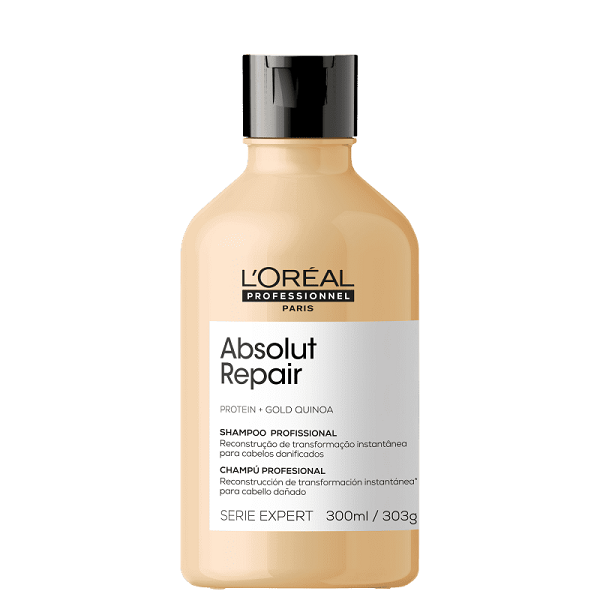 Kit L'Oréal Professionnel Serie Expert Absolut Repair Gold Quinoa Protein Home Care Duo + Óleo 90Ml (3 Produtos)