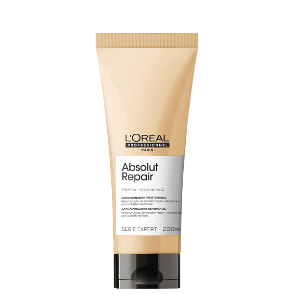 Kit L'Oréal Professionnel Serie Expert Absolut Repair Gold Quinoa Protein Nutrição Total (3 Produtos)