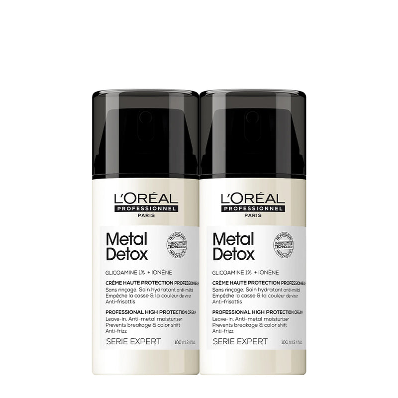 Kit L'Oréal Professionnel Serie Expert Metal Detox Glicoamine - Leave-In 100Ml (2 Unidades)