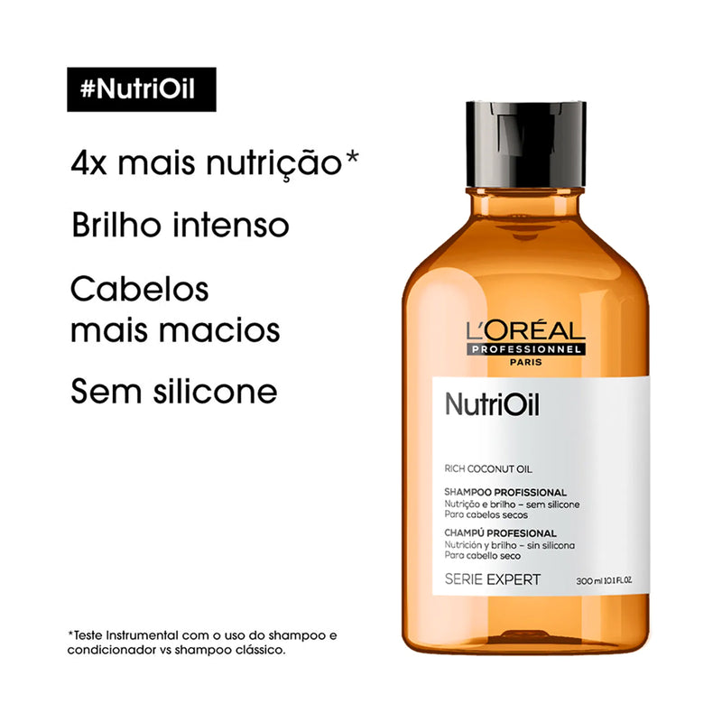 Kit L'Oréal Professionnel Serie Expert Nutrifier Shampoo E Ampola De Nutrição (2 Produtos)