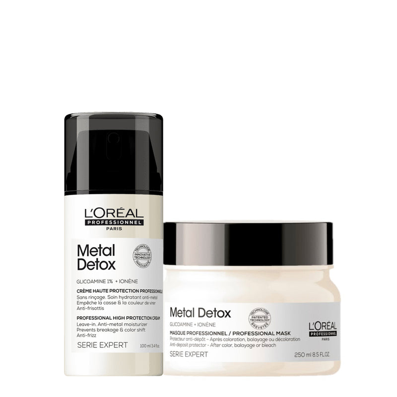 Kit L'Oréal Professionnel Metal Detox Máscara E Leave-In (2 Produtos)