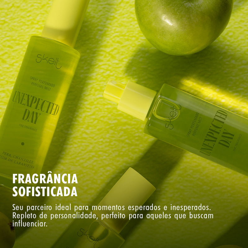 Kit Skelt Perfume Mist Spray Amalfi Sunset Urban Beat E Unexpected Day (3 Produtos)