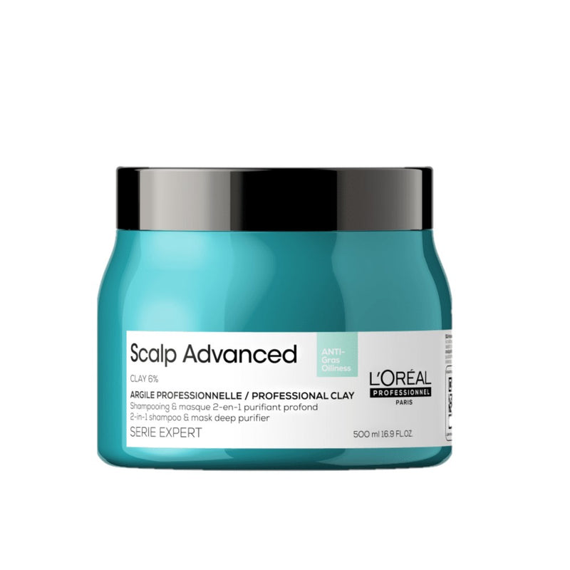 L'Oréal Professionnel Scalp Advanced Anti Gras Oiliness - Máscara 500Ml