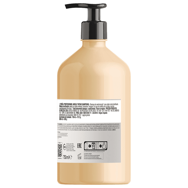 L'Oréal Professionnel Serie Expert Absolut Repair Gold Quinoa Protein - Shampoo 750Ml