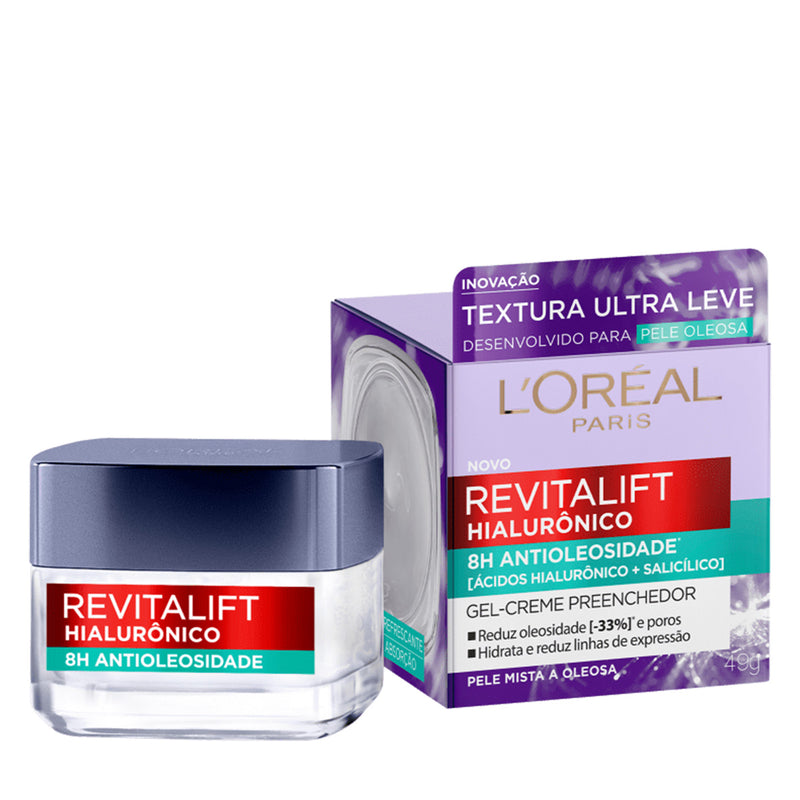 L'Oréal Paris Revitalift Hialurônico - Gel Creme Antioleosidade 49G