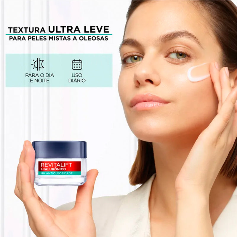 L'Oréal Paris Revitalift Hialurônico - Gel Creme Antioleosidade 49G