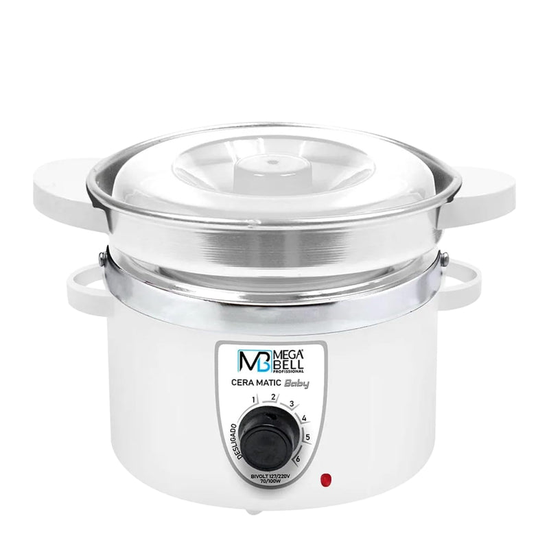 Mega Bell Cera Matic Baby Refil Branco - Aquecedor De Cera 200G