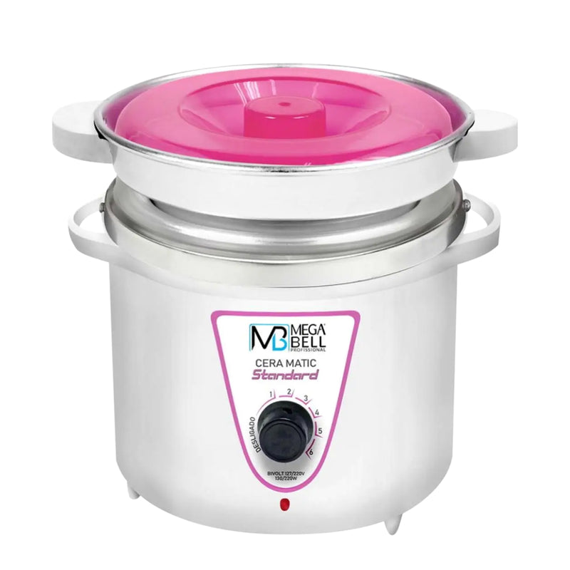 Mega Bell Cera Matic Standard Refil Rosa - Aquecedor De Cera 900G
