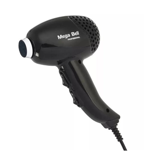 Mega Bell Profissional Pedicuro Lixa Eletrica Preta Para Pes 110V