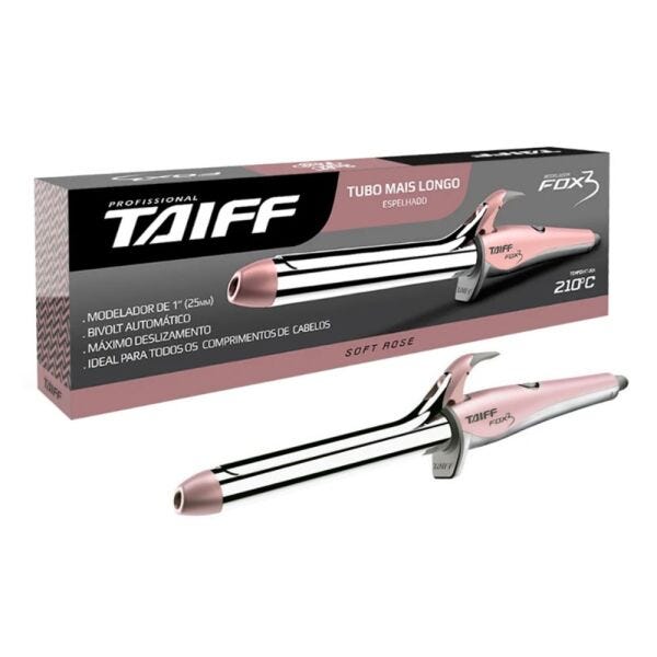 Modelador Taiff Fox 3 Rose Bivolt 1" (25Mm)
