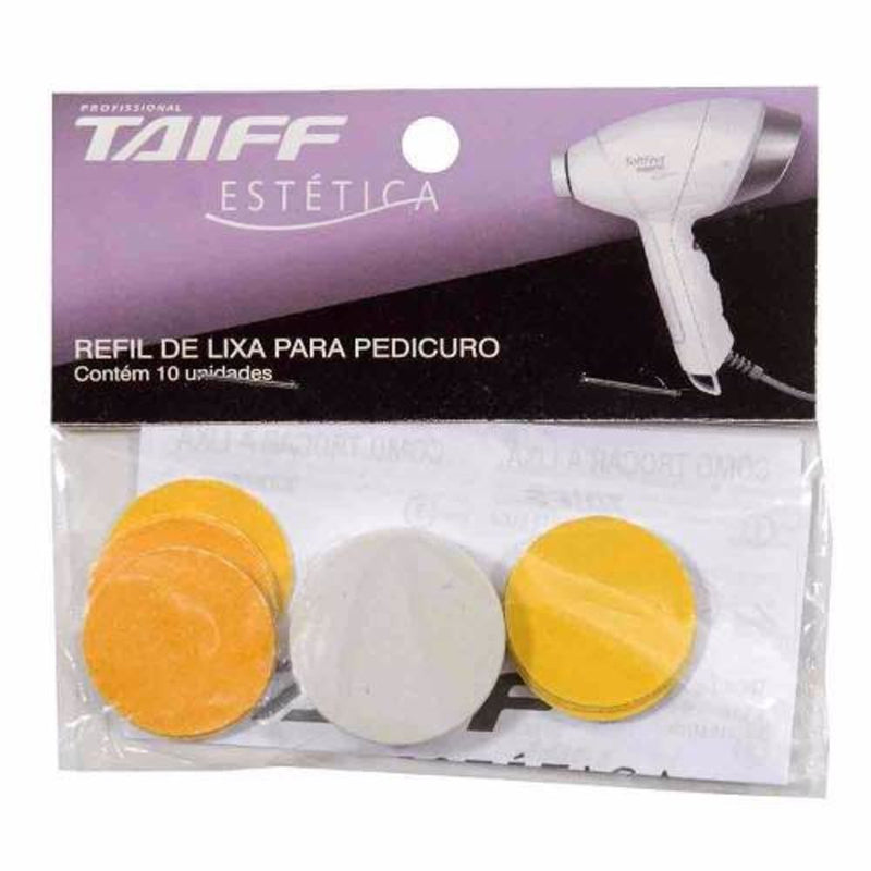 Refil Lixa Pedicuro Taiff Soft Feet Estética C/10Un
