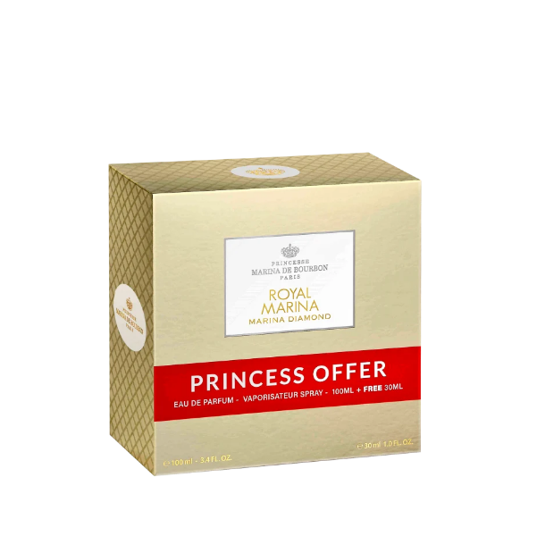 Royal Marina Diamond Marina De Bourbon Feminino - Eau De Parfum 100Ml + Eau De Parfum 30Ml