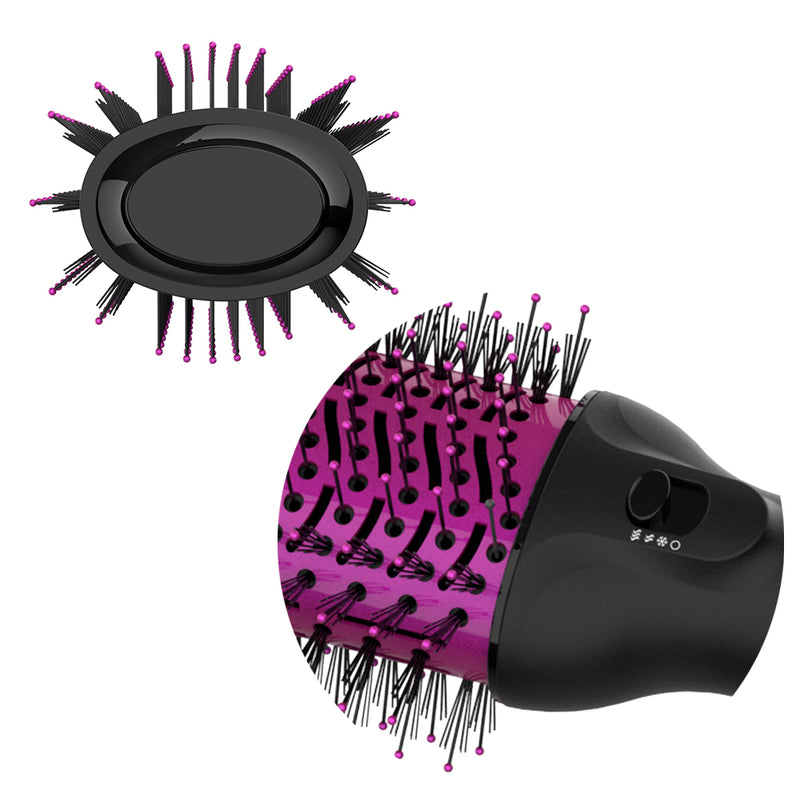 Taiff Easy Escova Oval Secadora 1200W Esmv12 Rosa - 127V