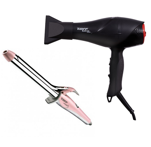 Taiff Secador Black Ion 2000W 110V E Modelador Fox 3 Rose 1 25Mm Bivolt