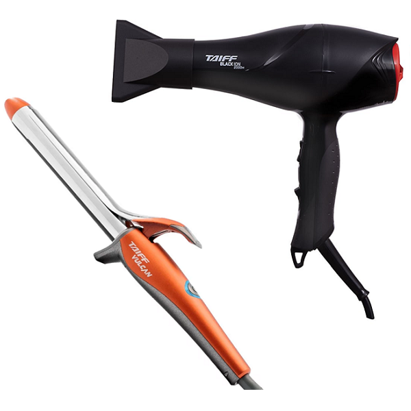 Taiff Secador Black Ion 2000W 110V Modelador Vulcan 1 25Mm Bivolt