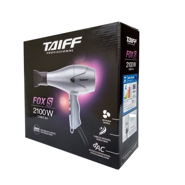 Taiff Secador De Cabelo Fox Ion S 2100W 110V
